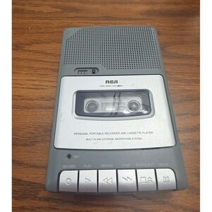 RCA RP3503 Portable Cassette Player Recorder Tested Working Retro Shoebox Tape